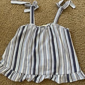 Blue stripped blouse